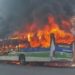 onibus incendiado no rj