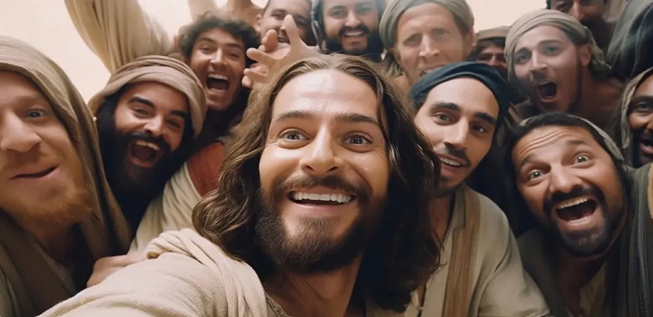 selfies de figuras historicas