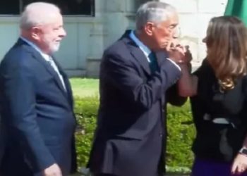 lula recebido por presidente de portugal