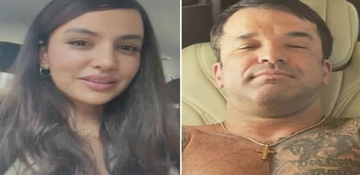 A modelo Helena Gomes, que foi agredida pelo empresário Thiago Brennand dentro de uma academia de luxo, em São Paulo (Reprodução/TV Globo/Redes sociais)