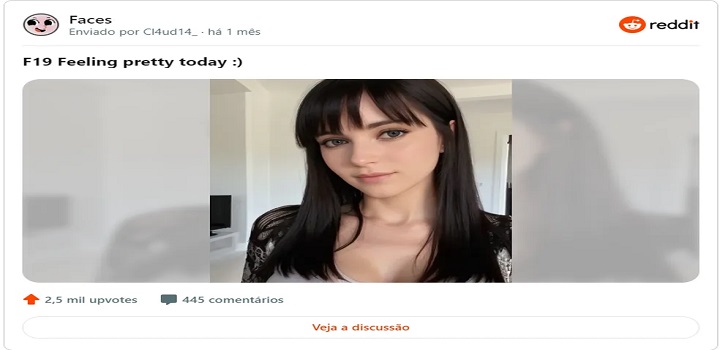 Fotos sexuais de uma jovem de 19 anos conhecida como Claudia chamaram a atenção de usuários do Reddit nas últimas semanas