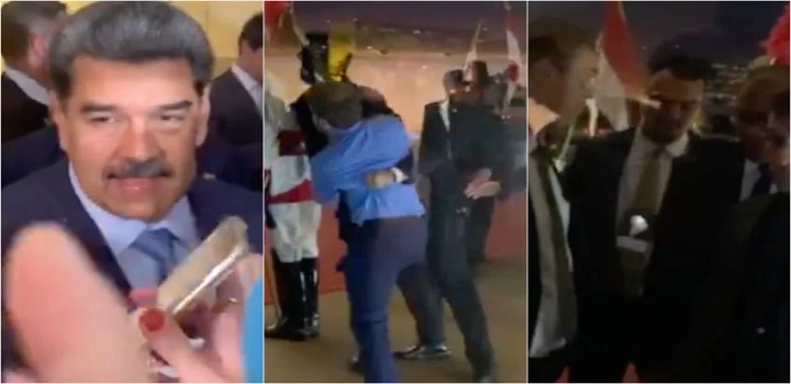 entrevista de maduro agressao a jornalistas