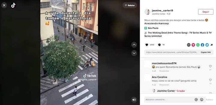 cracolândia no tik tok