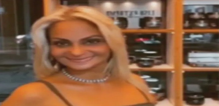A polícia prendeu Susane Martins da Silva, suspeita de mandar os bombons envenenados para Lindaci Viegas Batista de Carvalho, de 54 anos. — Foto: Reprodução/ TV Globo