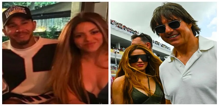 Tom Cruise se irrita com Hamilton e vê 'trairagem' do amigo em affair com Shakira, diz jornal
