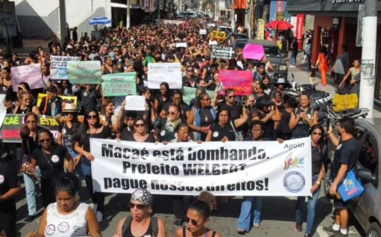 Greve dos Professores de Macaé-RJ: o que pedem os profissionais da rede municipal da cidade do Norte Fluminense