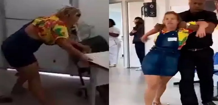 Mulher faz xingamentos racistas e agride funcionários de UPA no RJ