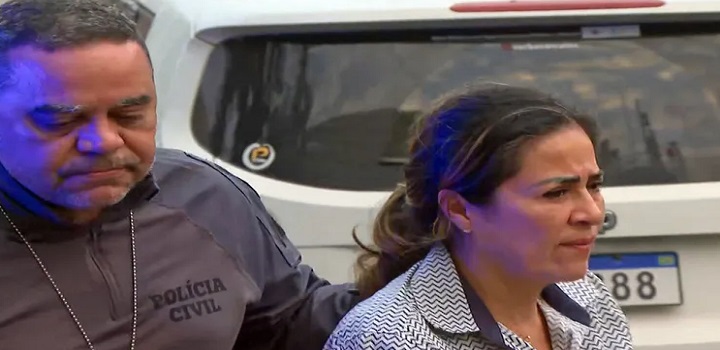 A médica colombiana Eliana Jimenez Dias foi presa nesta quarta-feira (12)