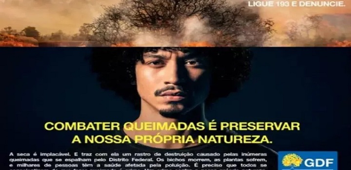 PROPAGANDA DO GOVERNO FEDERAL SOBRE QUEIMADAS, CABELO BLAK POWER