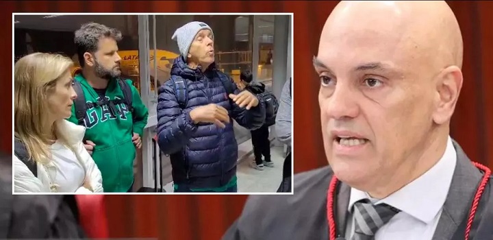 Celular e computador de suspeitos de agredir ministro Alexandre de Moraes são apreendidos