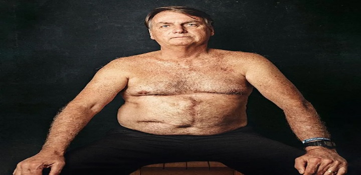 FOTO DE BOLSONARO SEM CAMISA