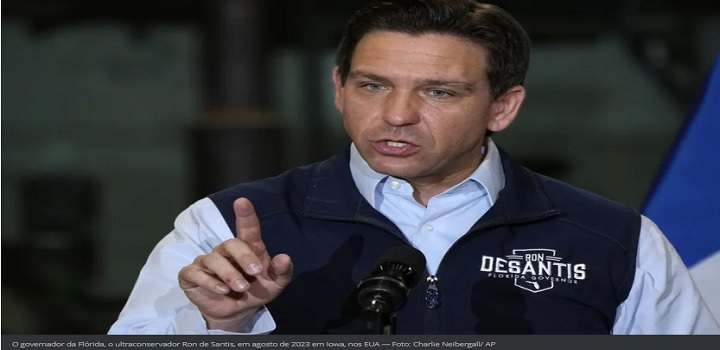 'Você não tem o direito de vir para este país', diz Ron DeSantis, dos EUA, a brasileiros