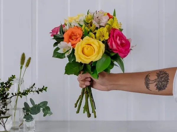 Flores: pedidos de flores por aplicativo no Rio de Janeiro