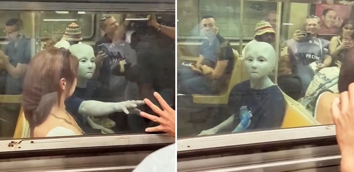 Alien é visto andando pelas ruas de Nova York; veja o vídeo
