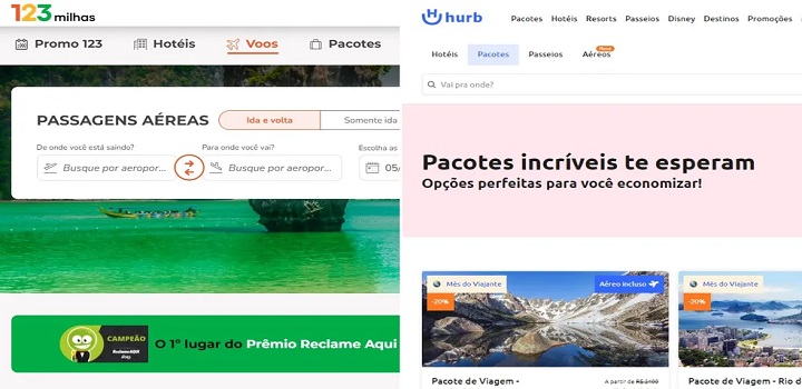 123 milhas e hurb