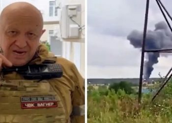 queda de avião de Yevgeny Prigozhin