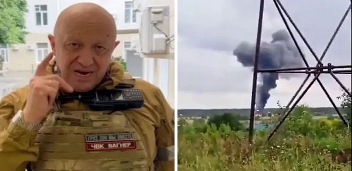 queda de avião de Yevgeny Prigozhin