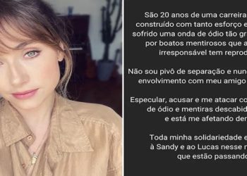 ATRIZ PIVÔ DA SEPARAÇÃO LUCAS LIMA