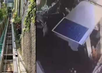 queda de elevador em bali