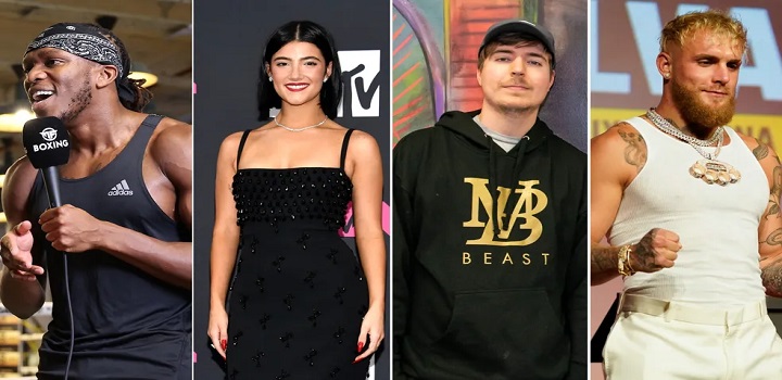maiores influenciadores do mundo