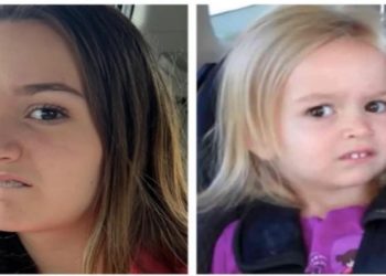 Chloe virou meme em 2013, ao reagir de forma icônica a uma viagem supresa à Disneylandia
