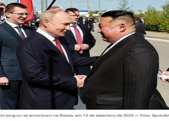encontro de Vladimir Putin e presidente da coreia do norte