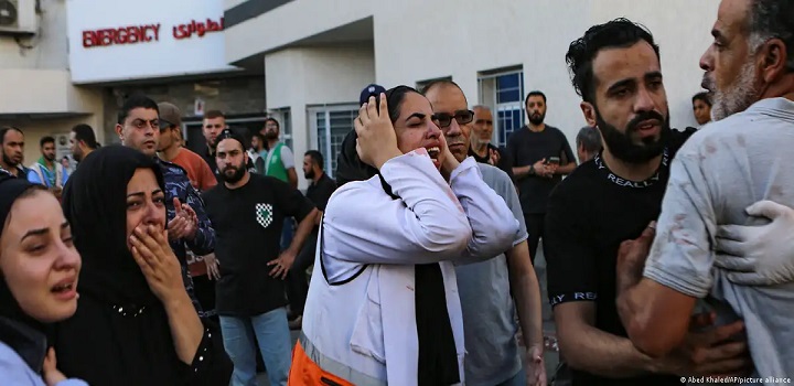 israel nega ataque a hospital de gaza