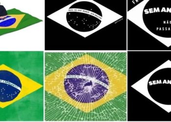Caixa cancela exposição que mostra Bolsonaro defecando em bandeira