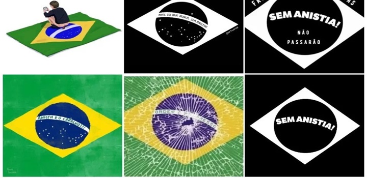 Caixa cancela exposição que mostra Bolsonaro defecando em bandeira