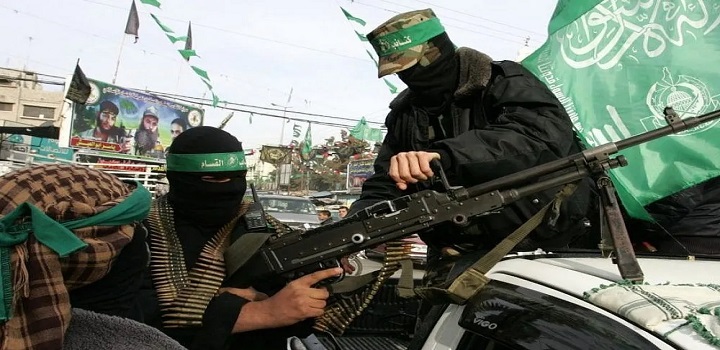 Foto do grupo extremista Hamas. — Foto: Abed Rahim Khatib/ Flash90