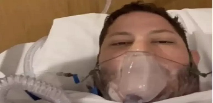 Daniel Sonnewend Proença, de 32 anos, gravou uma mensagem em que afirma estar bem (Reprodução)