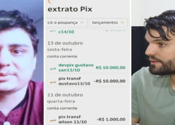 HOMEM RECEBE PIX POR ENGANO
