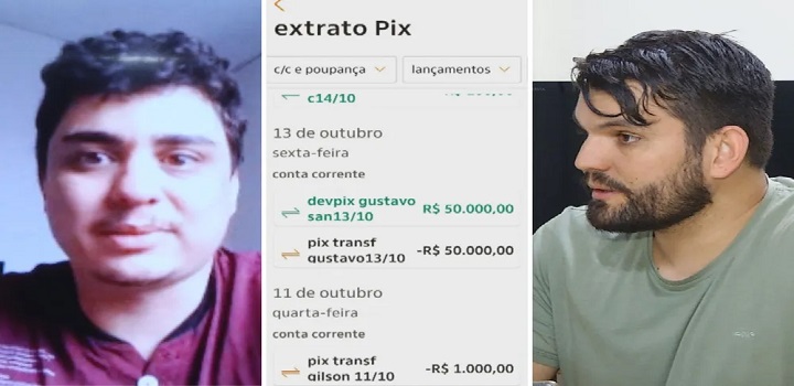 HOMEM RECEBE PIX POR ENGANO