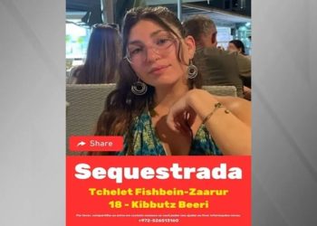 Filha de brasileira está entre sequestrados pelo Hamas, diz embaixada de Israel