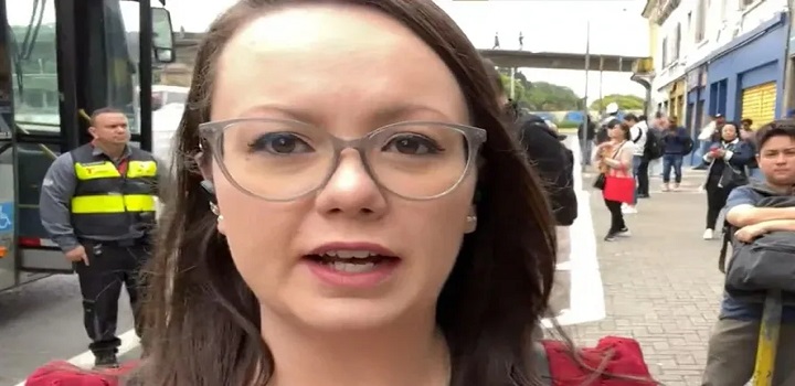 Repórter da Globo tem celular roubado ao vivo em transmissão do 'Bom Dia São Paulo'