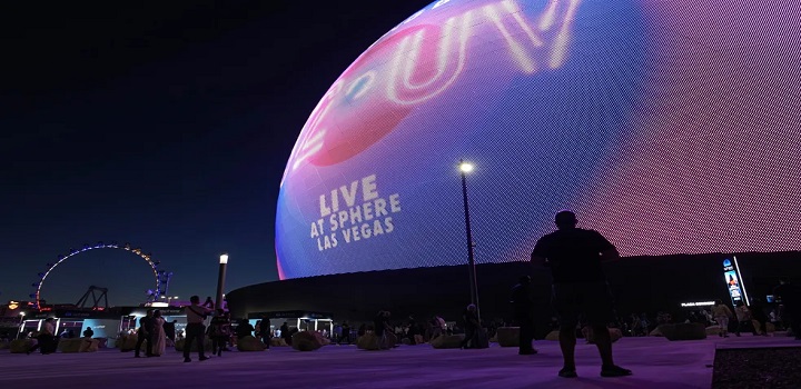 show do u2 em las vegas, esfera arena de show