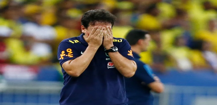 Fernando Diniz em Brasil x Argentina — Foto: Wagner Meier/Getty Images