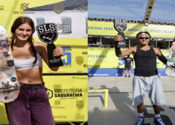 Skate: Isabelly Ávila e Gabryel Aguilar vencem o SLS Select Series Saquarema 2023 apresentado pela BB Seguros