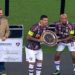 Cheque simbólico para o campeão da Libertadores (Reprodução)