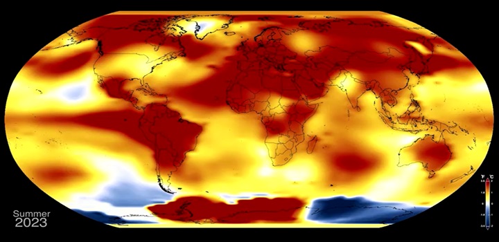 nasa aquecimento global
