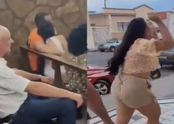 video de marido com amante em igreja