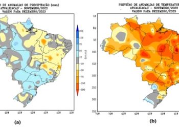 Veja qual será a previsão do tempo para dezembro de 2023