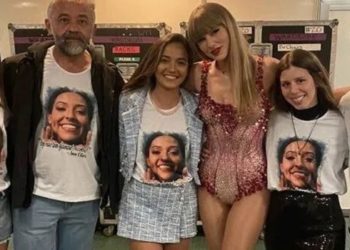 Taylor Swift encontra família de Ana Benevides, fã que morreu em show