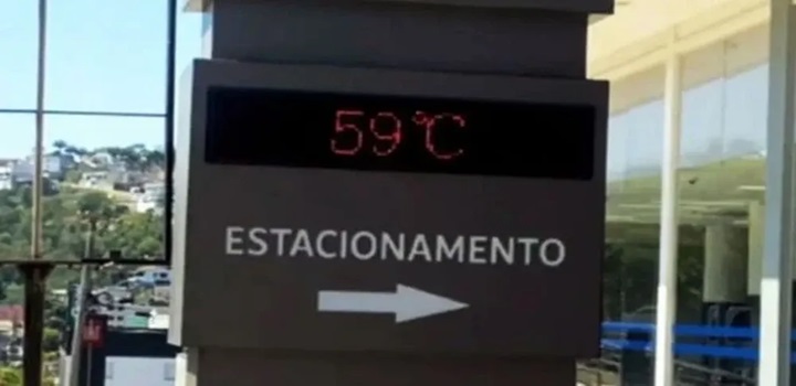 Termômetro marca 59ºC em Cachoeiro de Itapemirim, no ES, e viraliza: equipamentos de medição nas ruas são confiáveis?