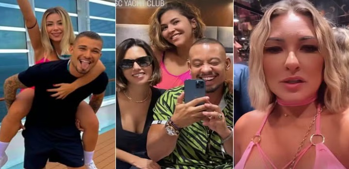 HOMEM SE JOGA DE NAVIO DE CRUZEIRO