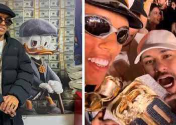 Neymar ganha cordão de R$ 2 milhões de 'influenciador' investigado pela PF por lavagem de dinheiro: vídeo