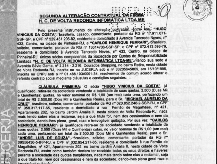 Carlos Henrique Ferrari: um auditor da Sefaz RJ cedido ao MPRJ para combater crimes, mas com com passado de envolvimento em processos criminosos.