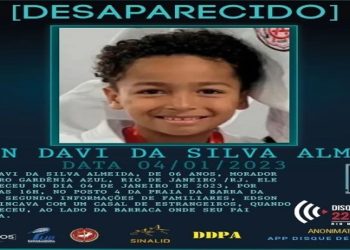 EDSON DAVI MENINO DESAPARECIDO NO RJ