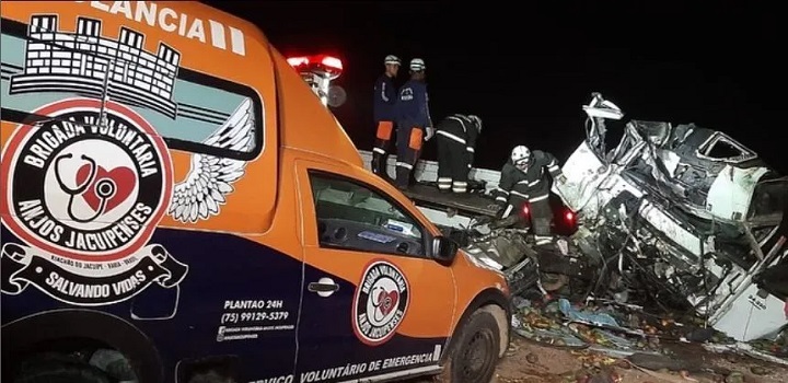 acidente de onibus na bahia