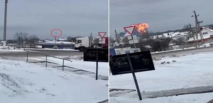 queda de avião na russia